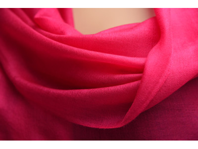 Echte pashmina sjaal of stola XL, violet 